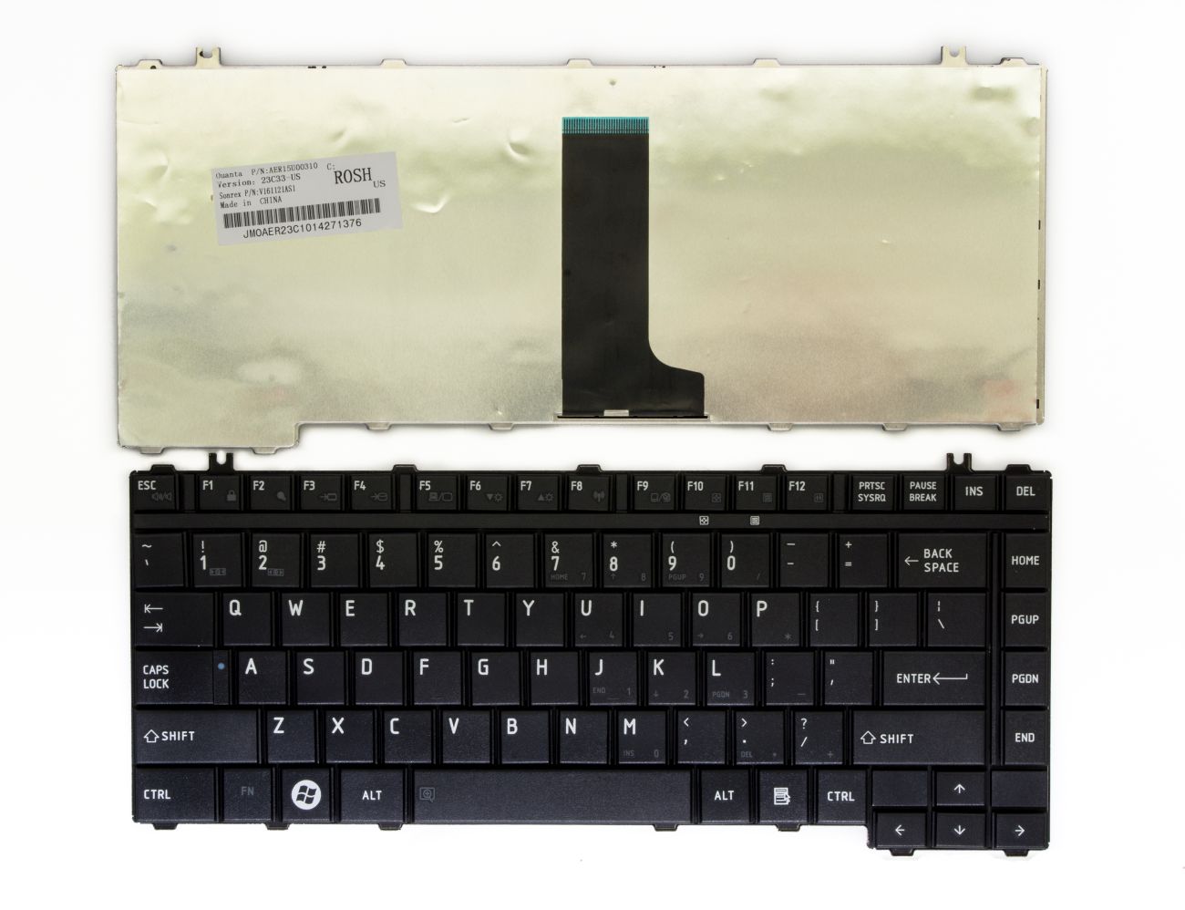 Klaviatuur TOSHIBA Satellite: A200, A205, A210, A300, A305, A350, L300, L300D, L305, M200, M205