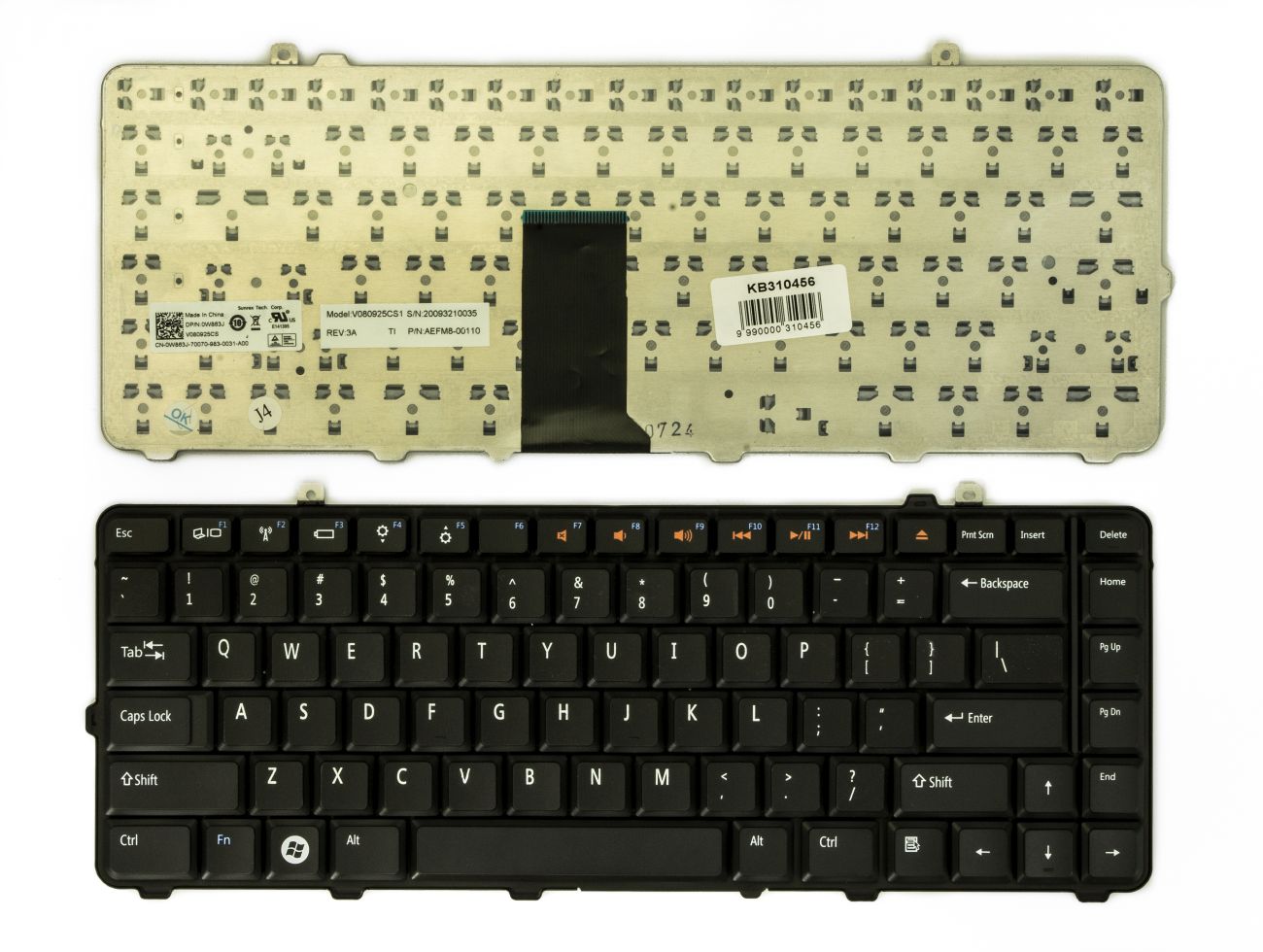 DELL Studio 15 klaviatuur mudelitele 1535, 1536, 1537, 1555, 1557, 1558
