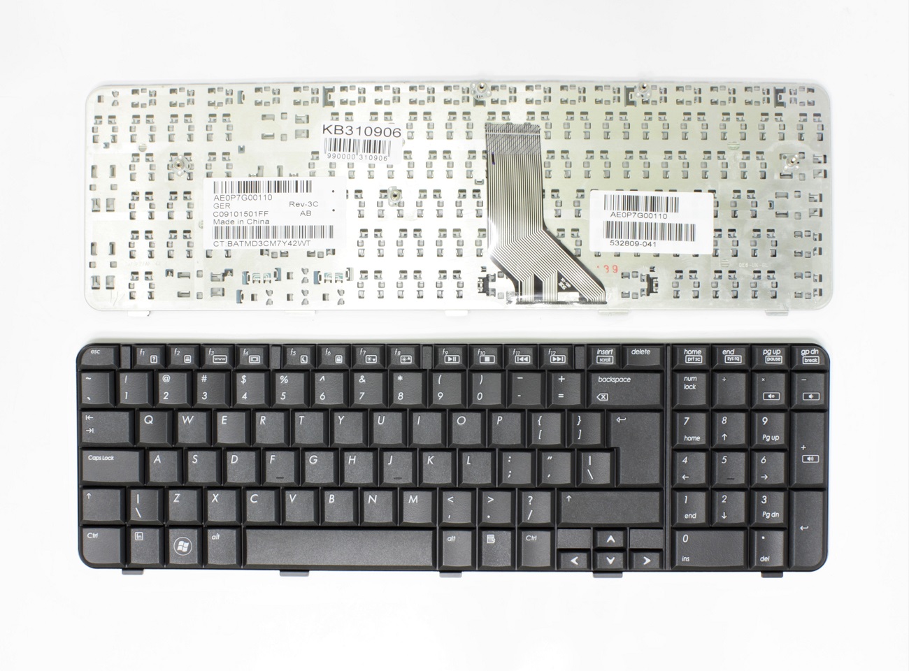 HP Compaq klaviatuur mudelitele CQ71 G71
