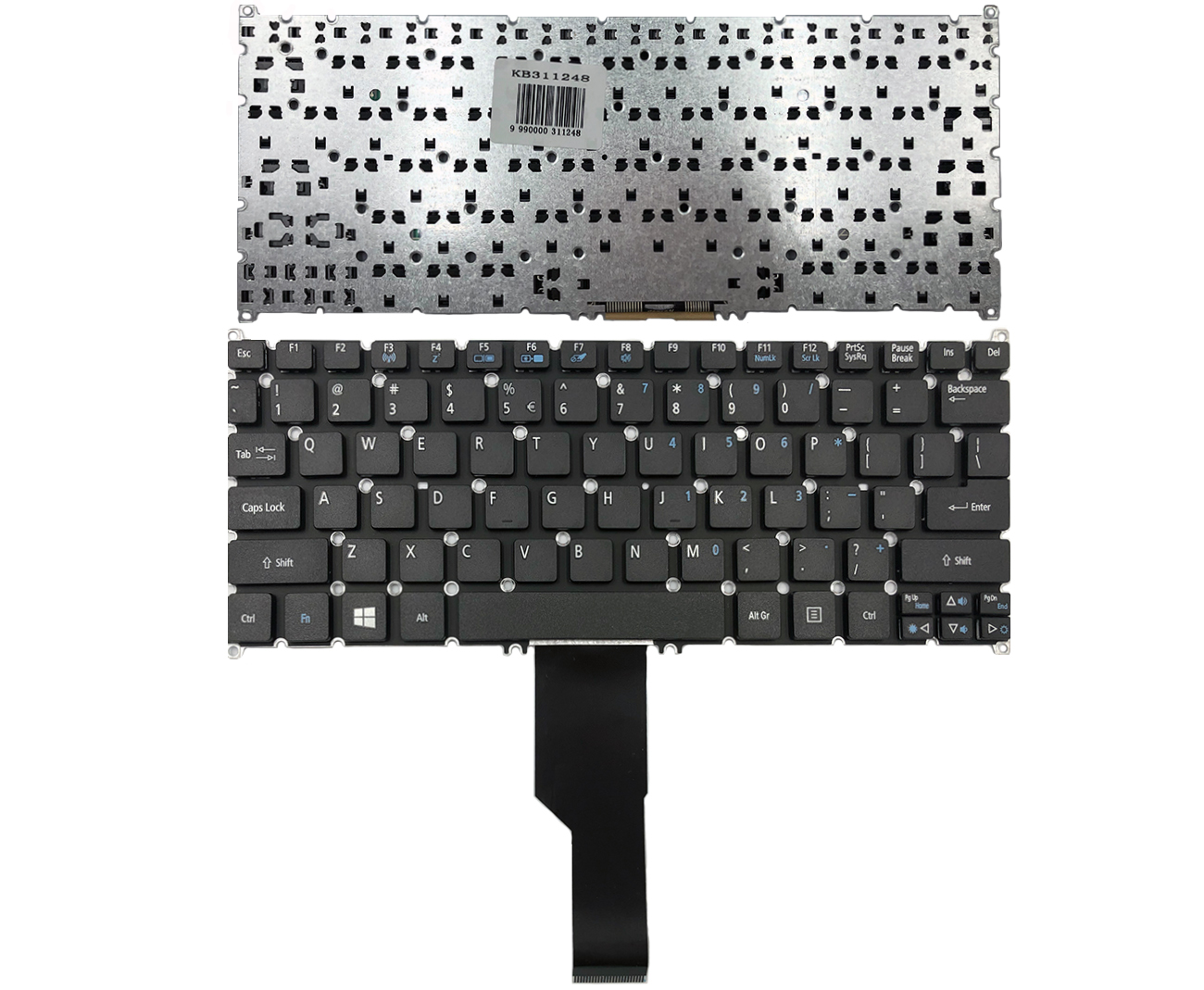 ACER Aspire E3-111, E11-111, ES1-111, ES1-111M, ES1-311 klaviatuur