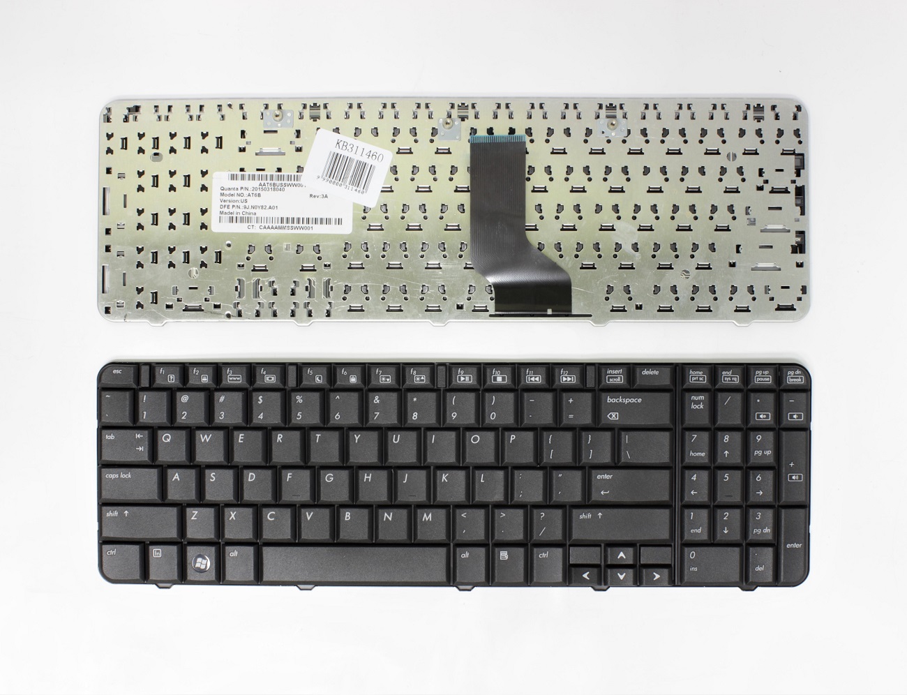 HP Compaq Presario CQ60, CQ60Z, G60, G60T klaviatuur