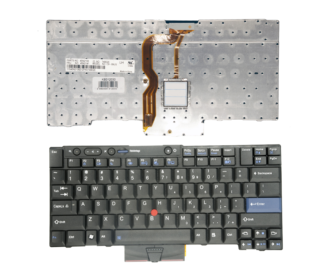 LENOVO Thinkpad L420, W510, W520, T400S, T410, T420, T420i, T420S klaviatuur