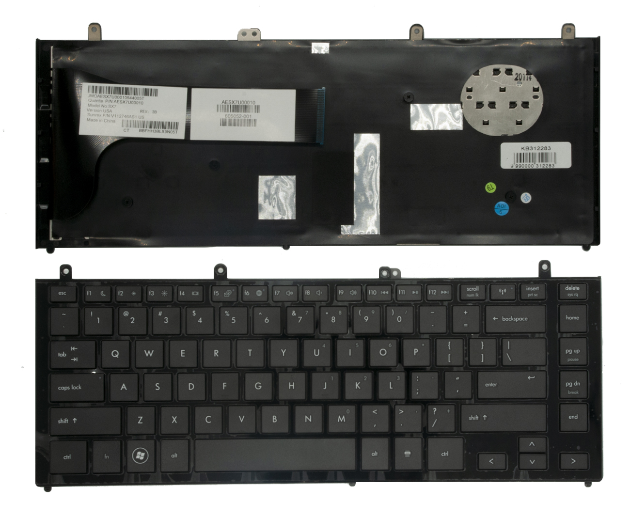 HP ProBook 4320s, 4321s, 4325s, 4326s, 4329s, SX7 klaviatuur