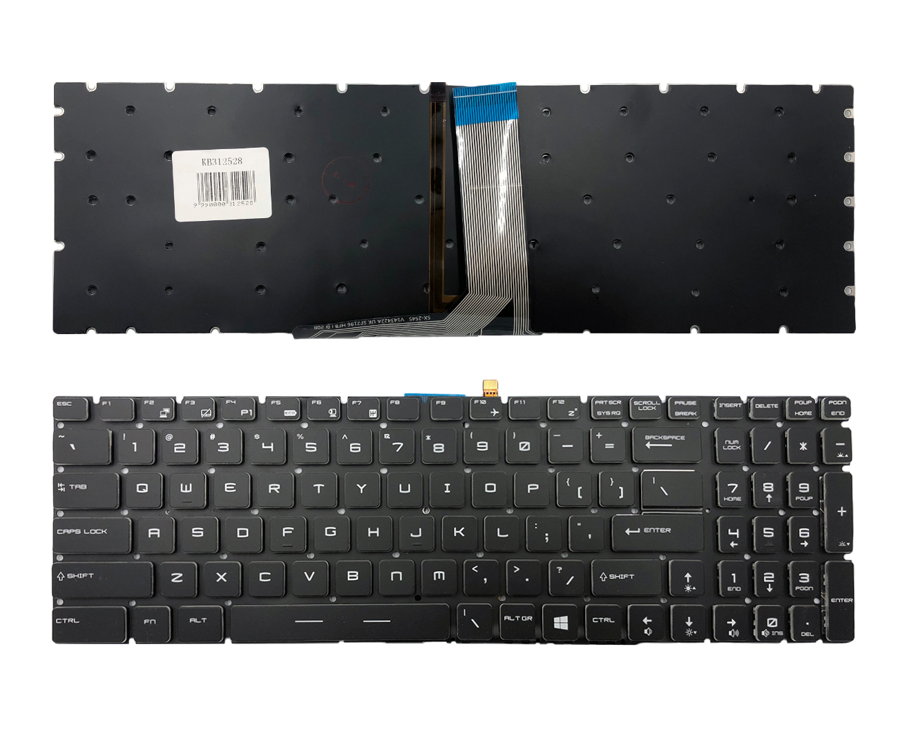 Keyboard MSI: GT72, GS60 koos RGB backlit