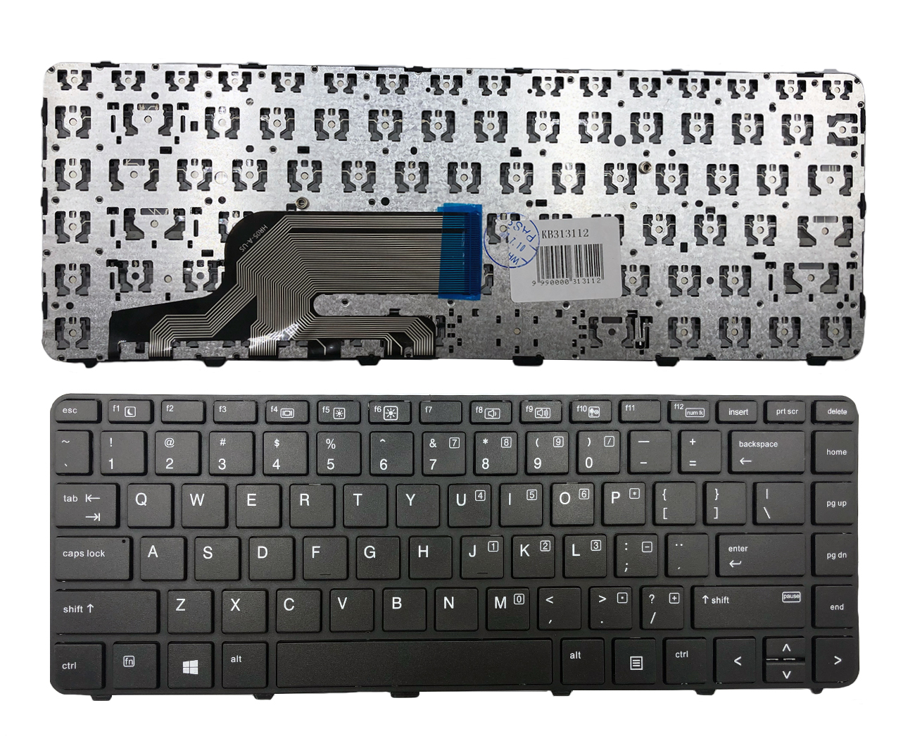 Keyboard HP: Probook 430 G3, 440 G3, 445 G3 (koos frame)