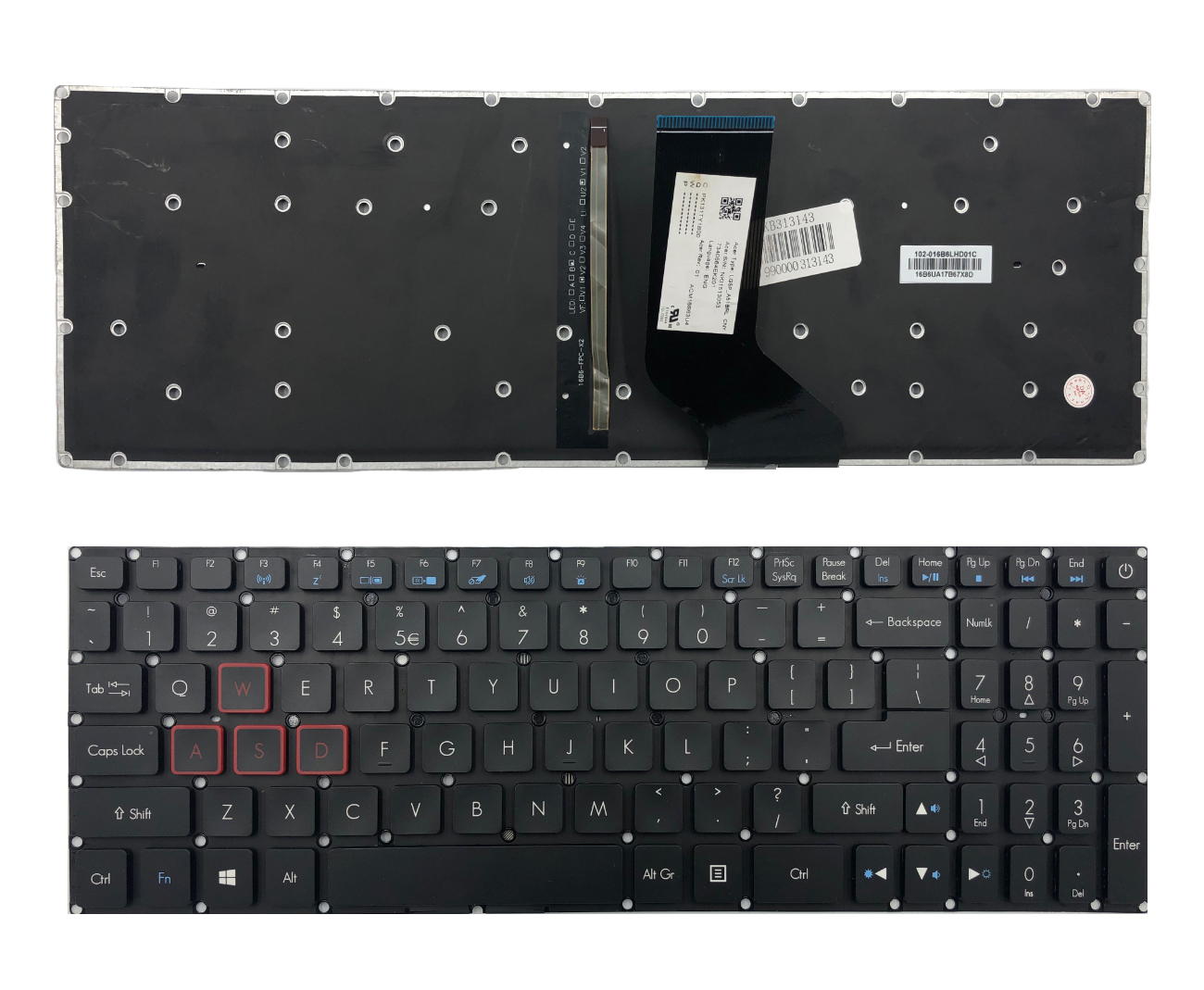 Keyboard ACER: Aspire VN7-793, VN7-793G koos backlight