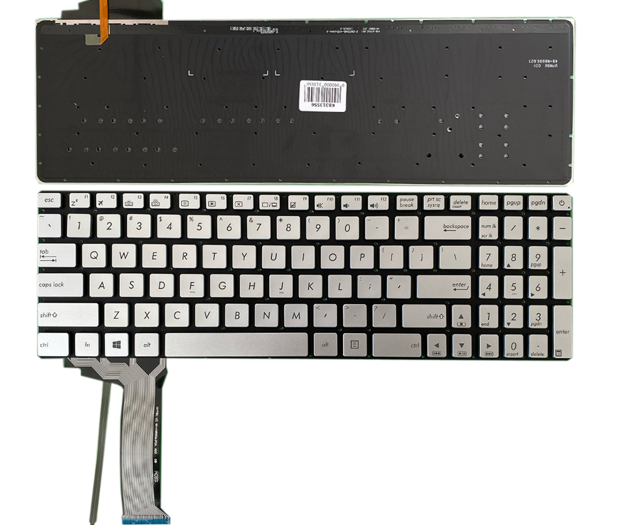 ASUS klaviatuur N551 N551J N552 N552V jaoks