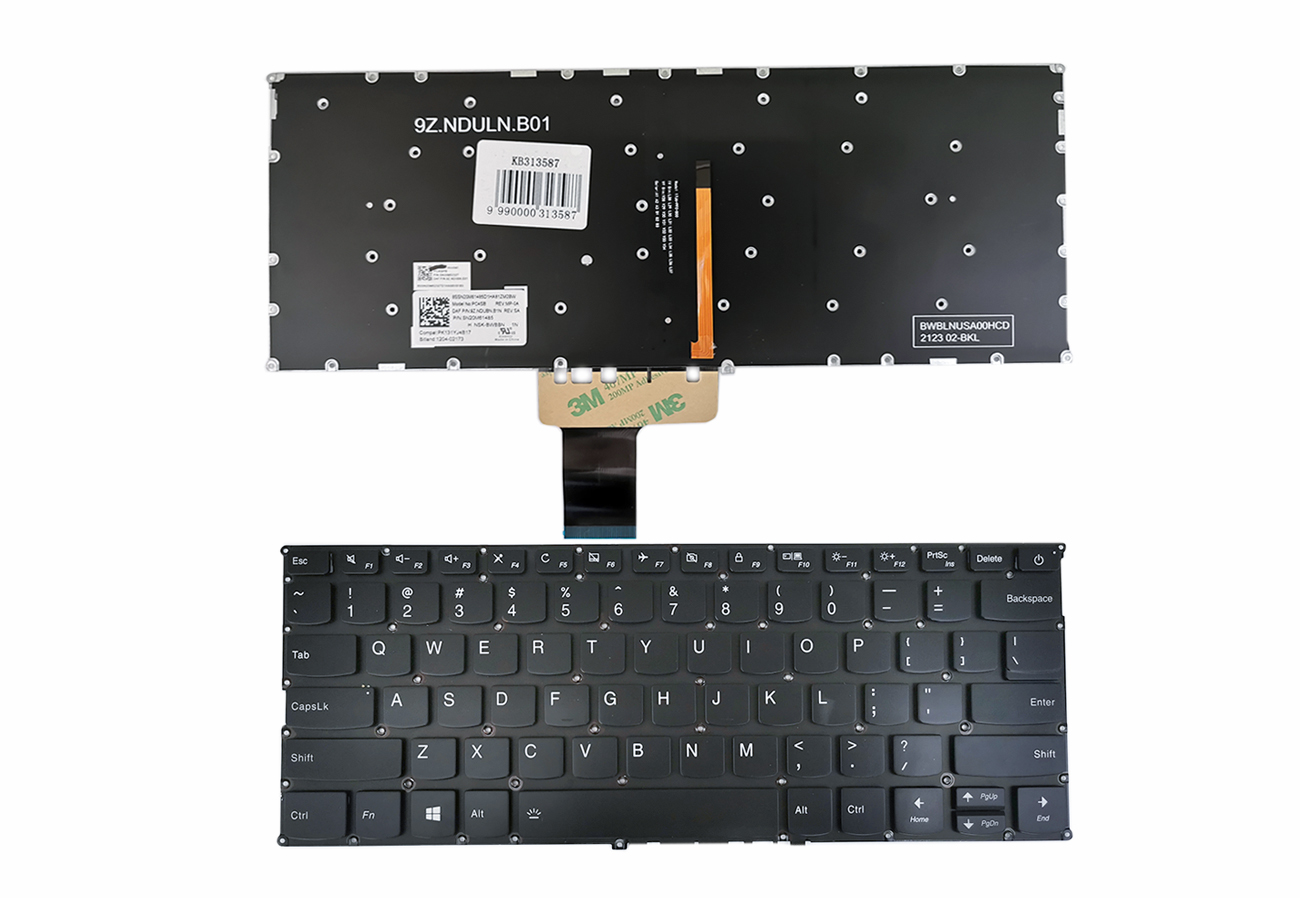 Keyboard LENOVO IdeaPad 720S-13, 720S-13IKB (US) koos backlight