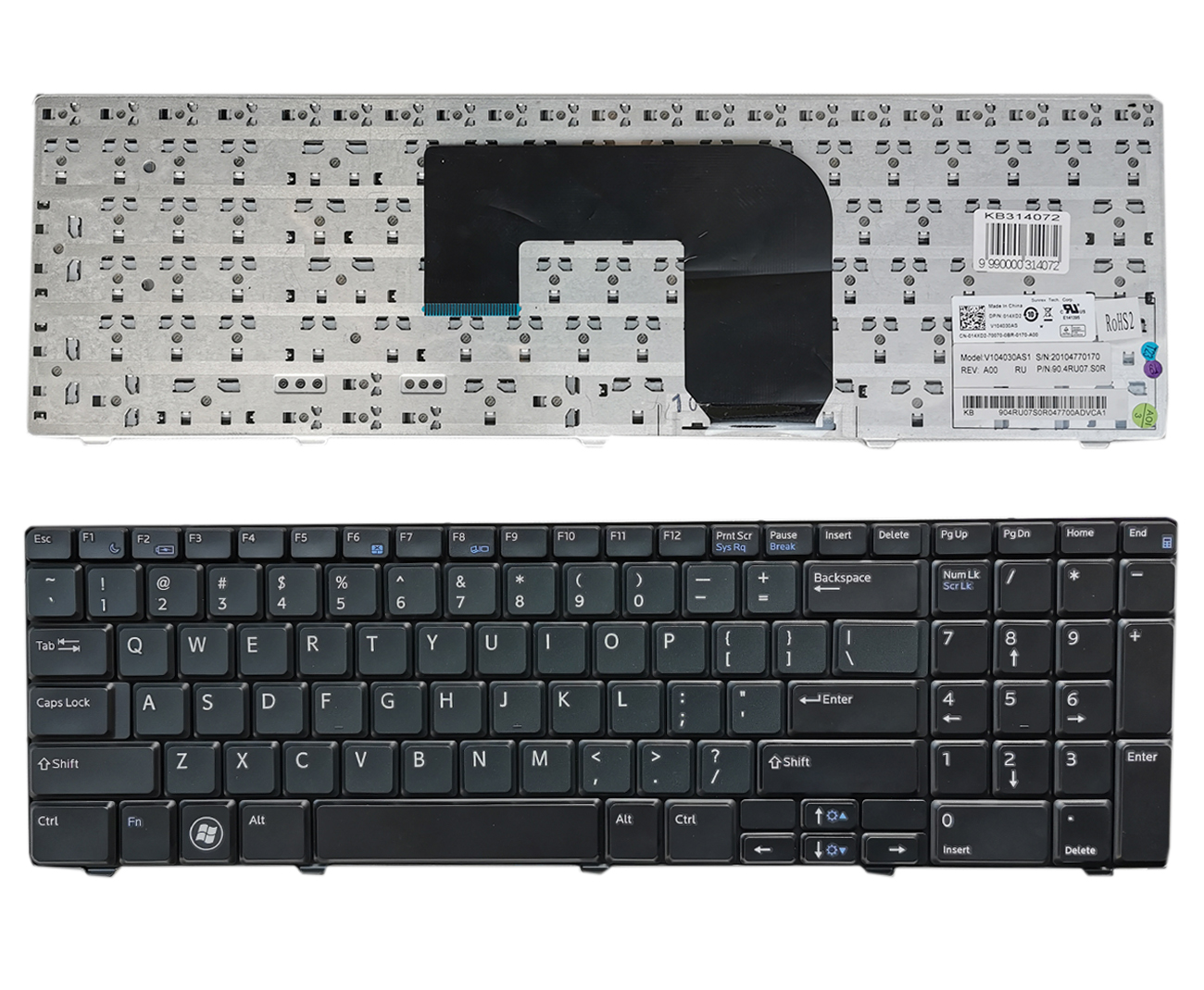 DELL Vostro klaviatuur 3700, V3700 jaoks