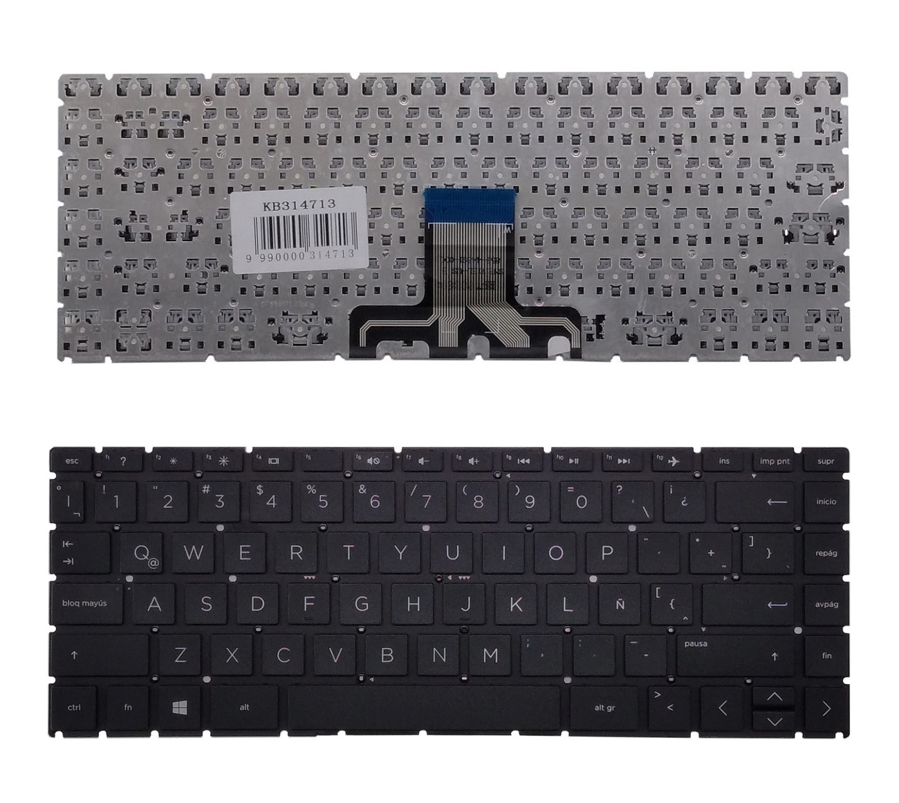 Keyboard HP 240 G8, ilma frame, US