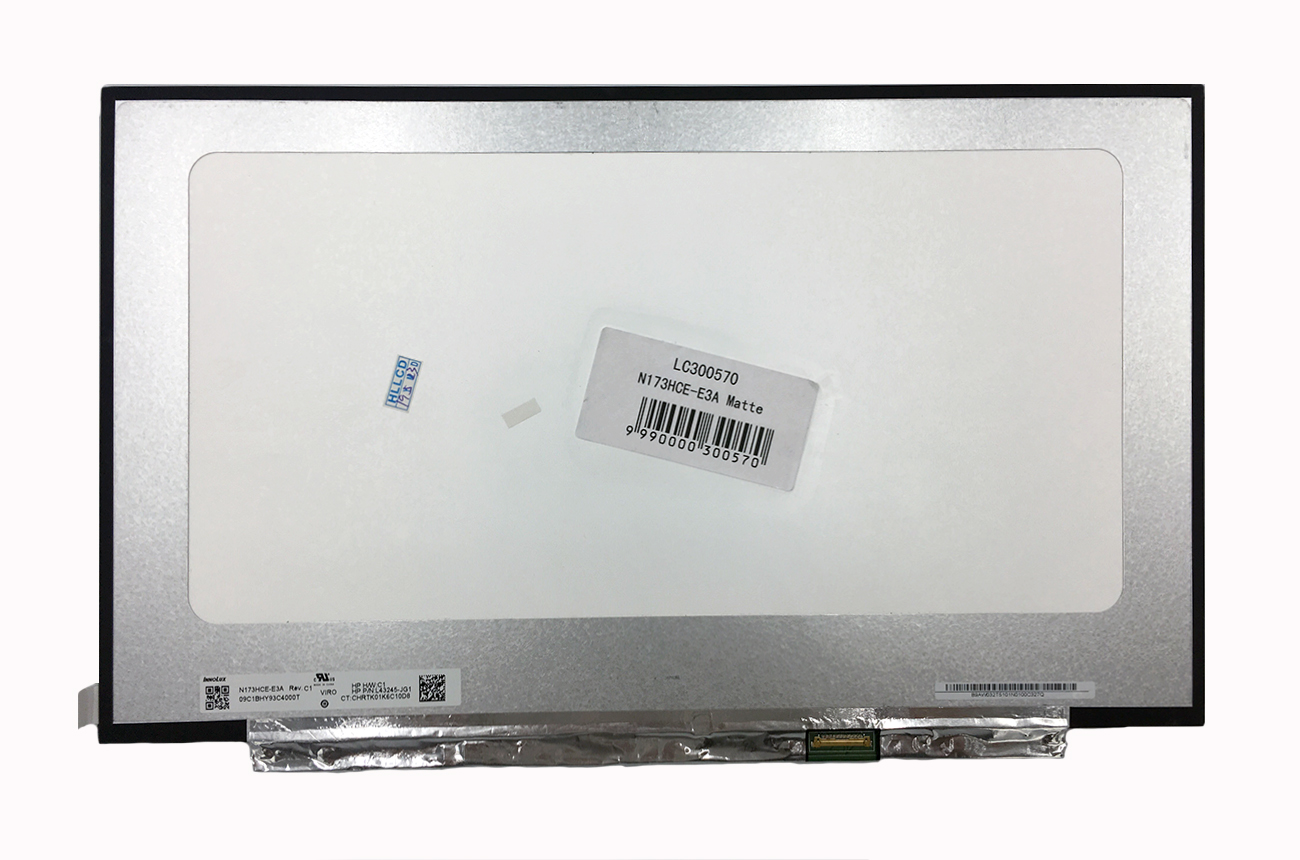 LCD ekraan 17.3" 1920x1080 FULL HD, LED, IPS, SLIM, matt, 30pin (paremal) EDP, A+