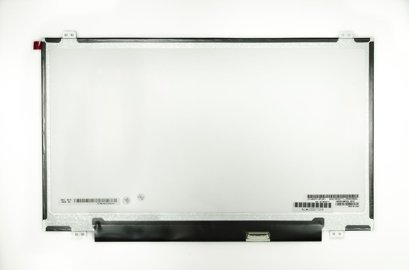 LCD screen 14.0" 1920x1080 FULL HD, LED,IPS, SLIM, matte, 30pin (right) EDP, A+