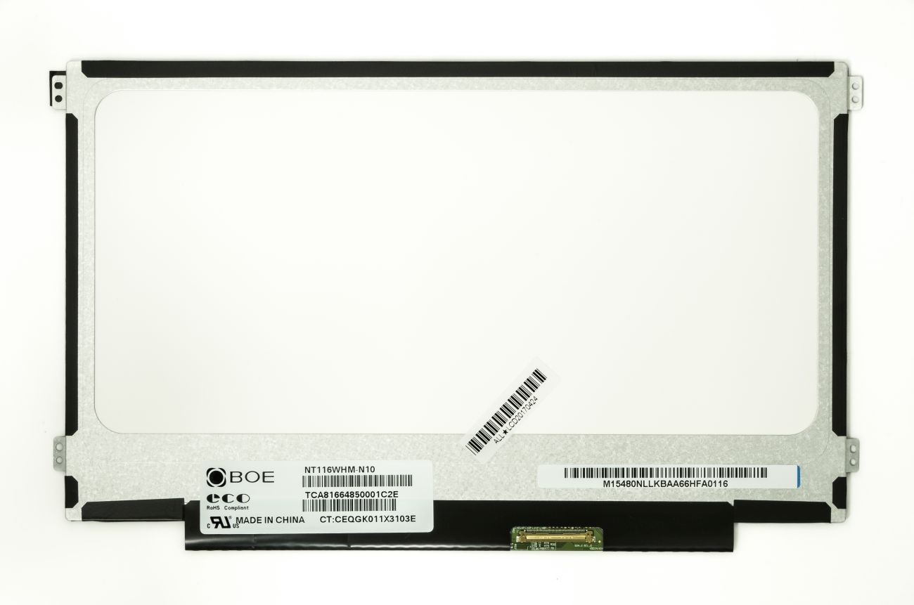 LCD ekraan 11.6" 1366x768 HD, LED, SLIM, matt, 40pin (paremal), A+