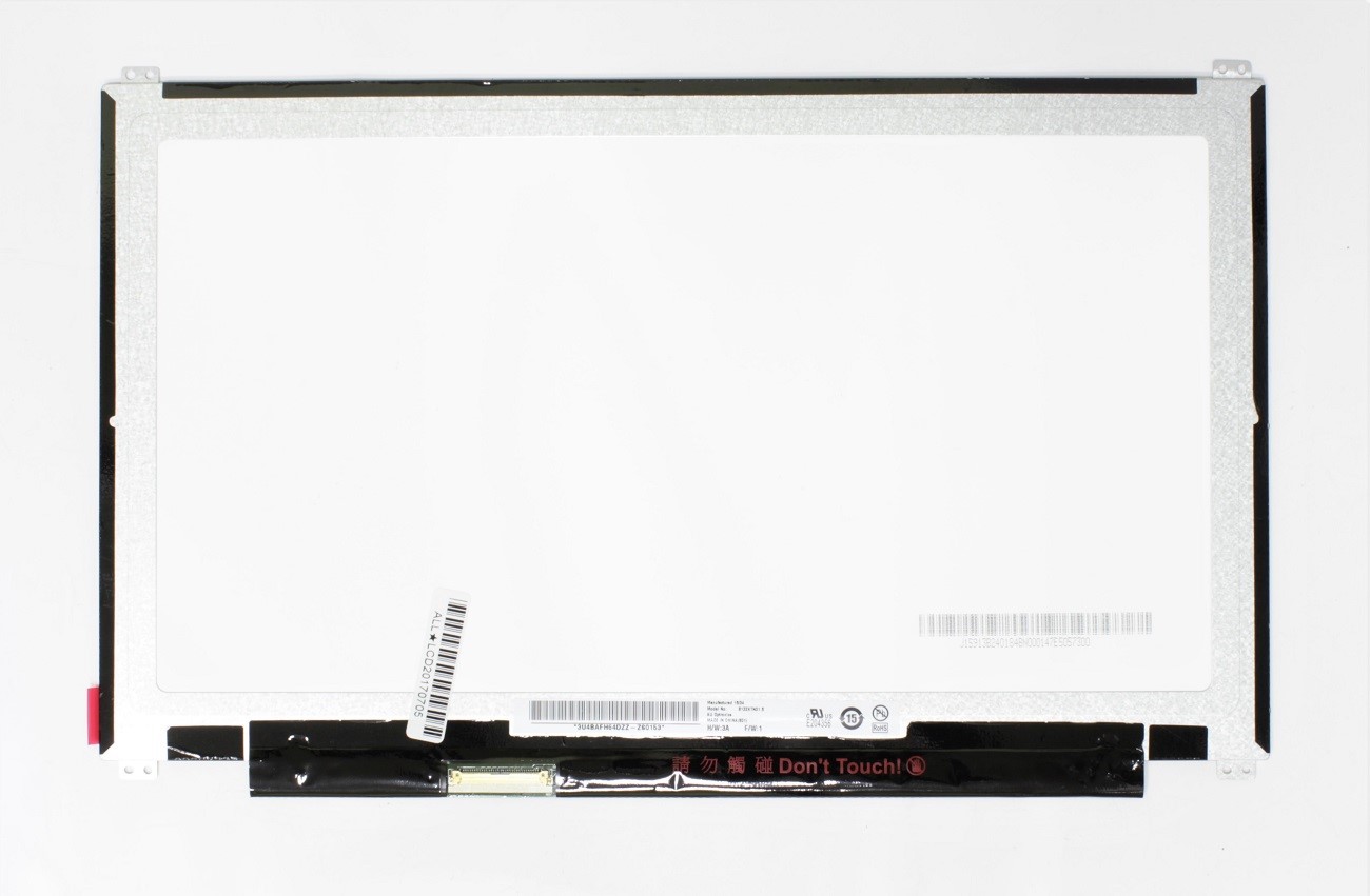 LCD ekraan 13.3" 1366x768 HD, LED, SLIM, matt, 40pin (vasak), A+