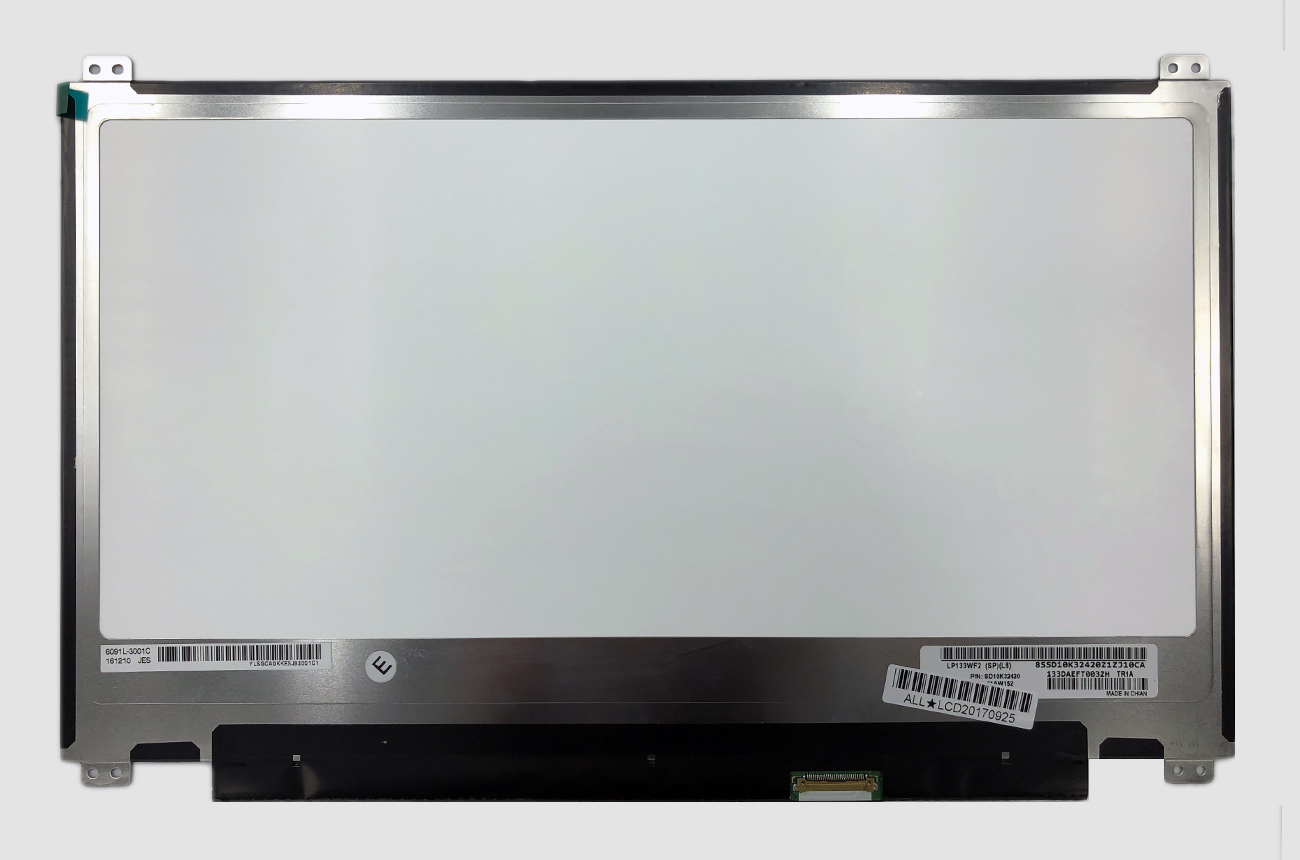LCD ekraan 13.3" 1920x1080 FHD, LED, IPS, SLIM, matt, 30pin (parem), EDP, A+