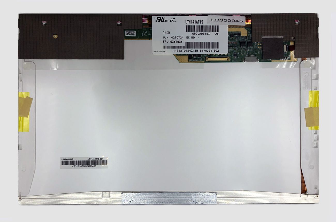 Sülearvuti ekraan 14.1" 1280x800 WXGA, LED, matt, 40pin (parem), A+