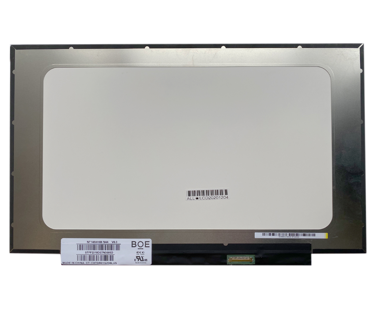 Sülearvuti ekraan 14.0" 1366x768 HD, matt, 30pin (paremal), A+