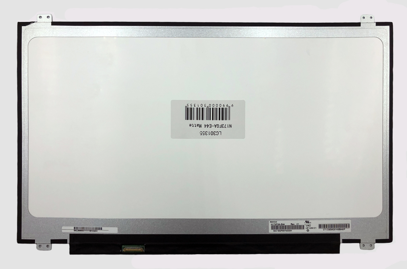 Sülearvuti ekraan 17.3" 1600x900 HD+, LED, SLIM, läikiv, 30pin (vasakul), A+