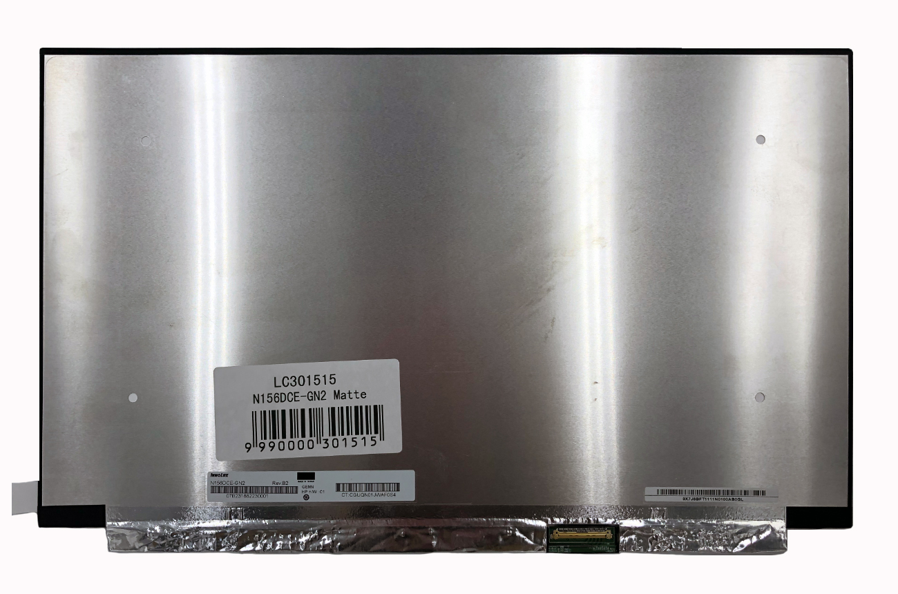 Sülearvuti ekraan 15.6" 3840x2160 UHD, LED, SLIM, matt, 40pin (parem), A+