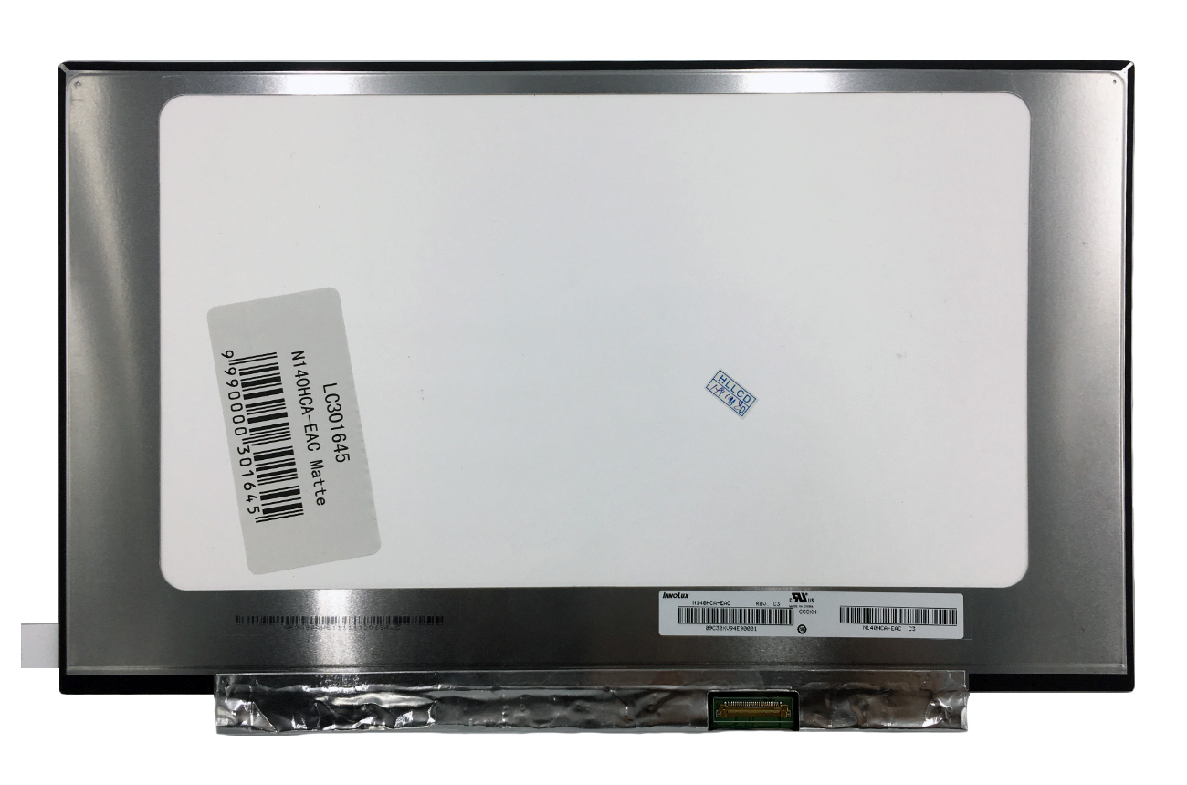 Sülearvuti ekraan 14.0" 1920x1080 FHD, LED, IPS, SLIM, matt, 30pin (parem), A+
