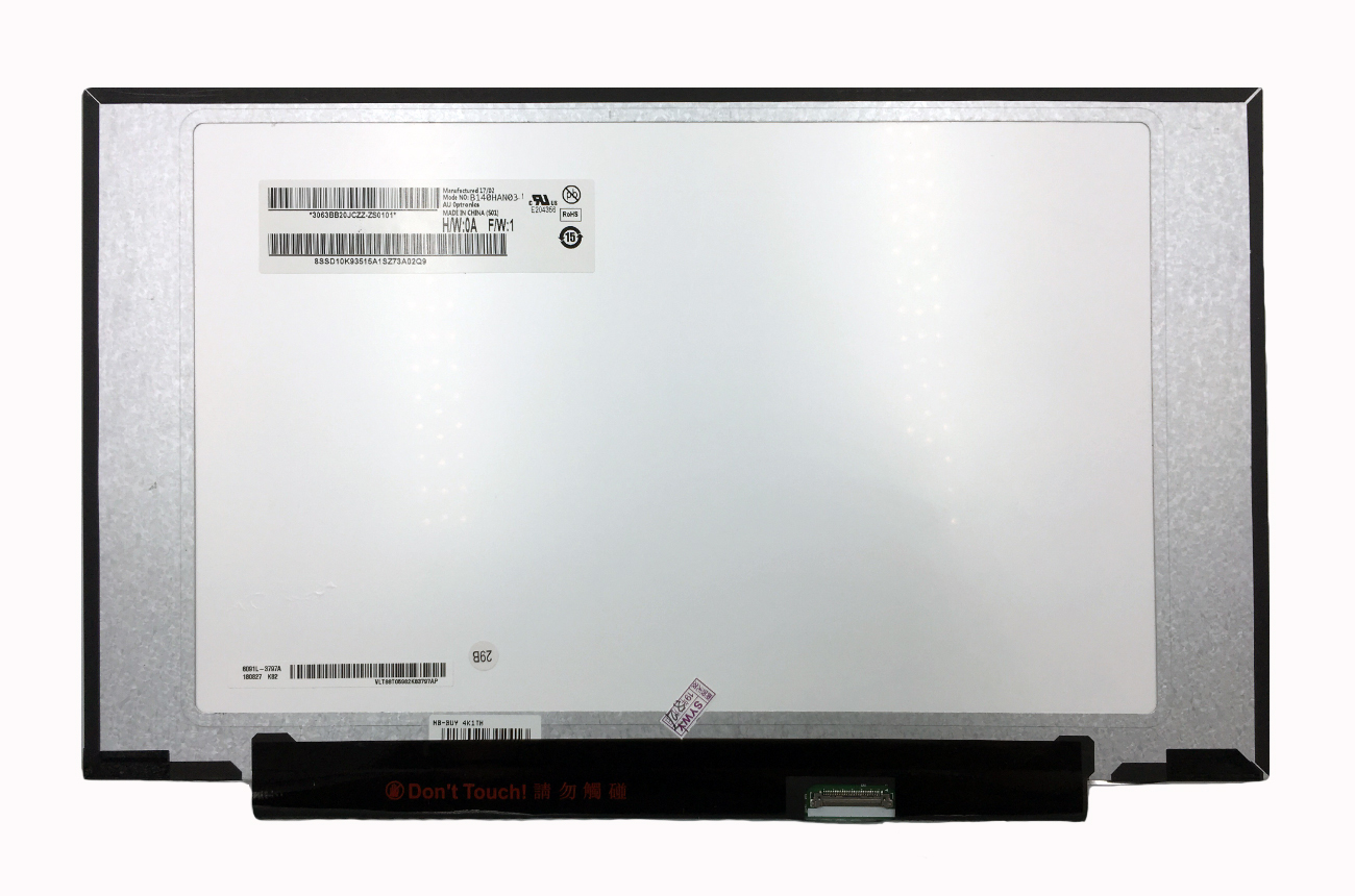 LCD ekraan 14.0" 1920x1080 FHD, LED, IPS, SLIM, matt, 30pin (parem), A+