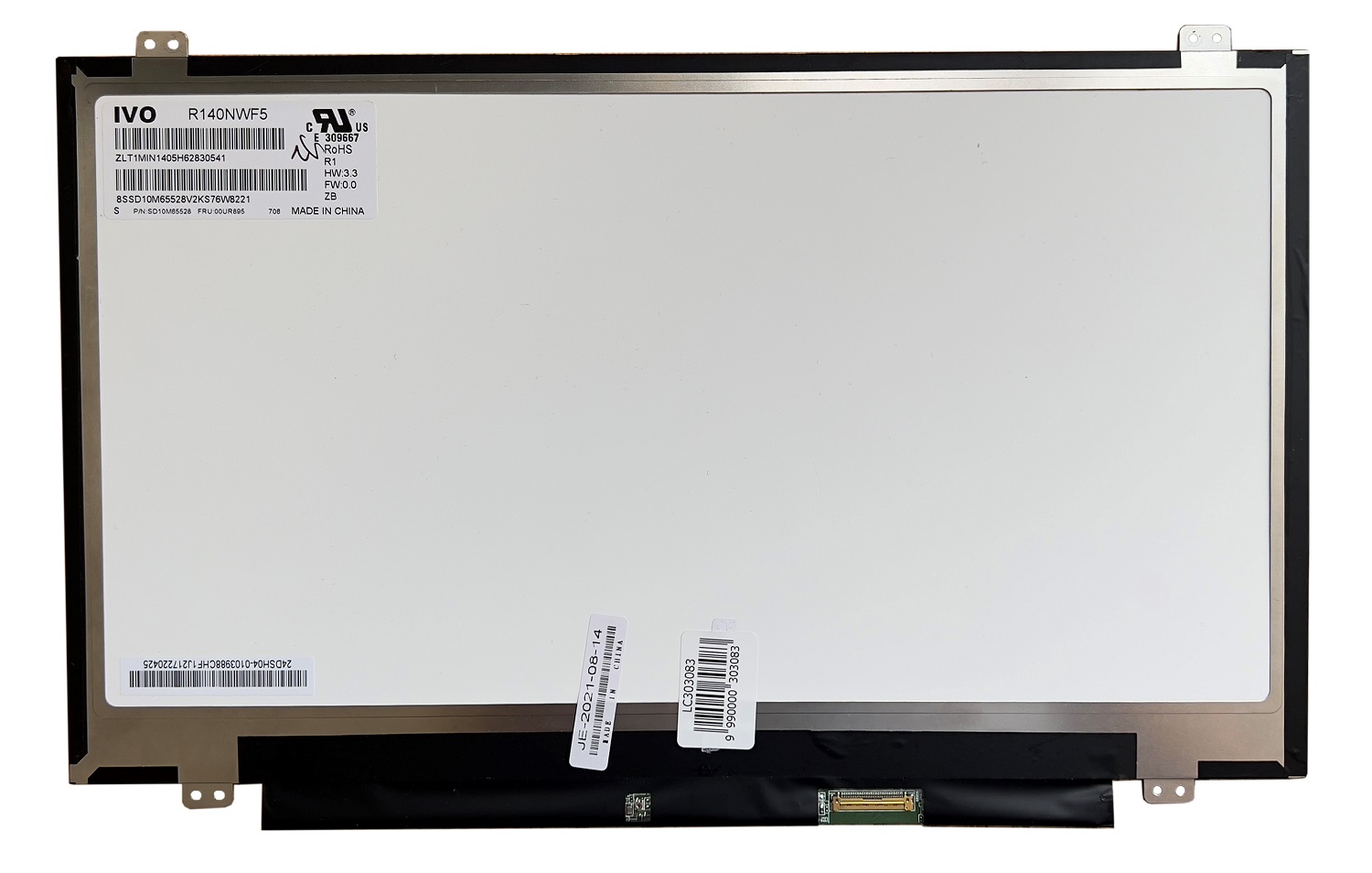 LCD puutetundlik ekraan 14", 1920x1080, FHD, LED, SLIM, IPS, matt, 40pin (parem), A+