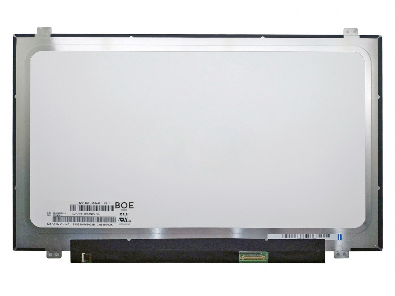 Sülearvuti ekraan 14.0" 1920x1080 FHD, LED, IPS, SLIM, matt, 30pin (parem), A+