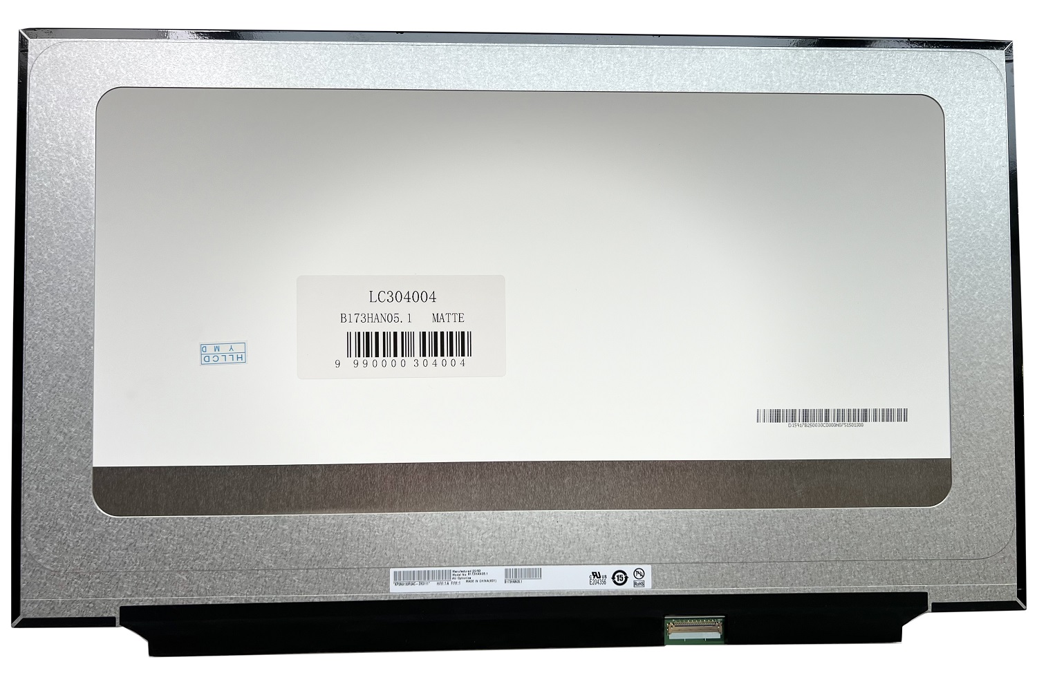 LCD ekraan 17.3" 1920x1080 FHD, LED, IPS, 300Hz, matt, 40pin (paremal), A+