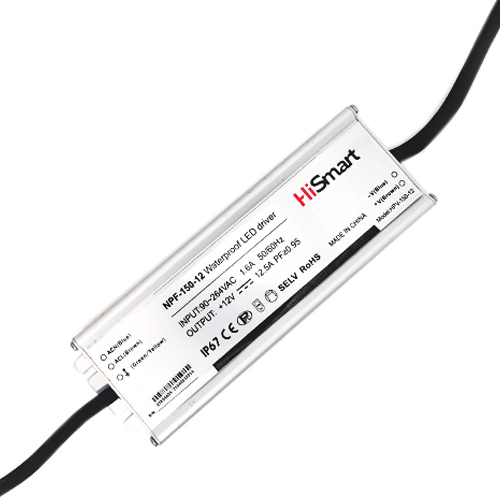 Toiteplokk 12V, 12.5A, 150W, PFC, IP67