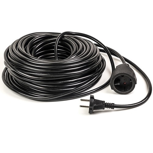 Pikendusjuhe 10m, 1 pistikupesa, 2x1.0mm2