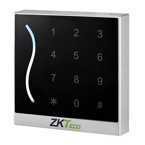 ZKTECO RFID Card Reader 13.56MHz, Wiegand 26, PROID30, koos touch keypad