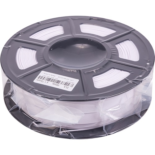 3D PLA Filament 1.75mm, 1kg, Valge