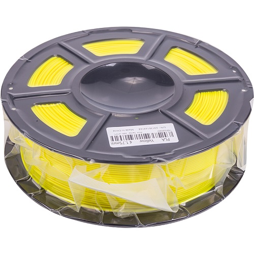3D Printing Filament PLA, 1.75mm, 1kg, Kollane