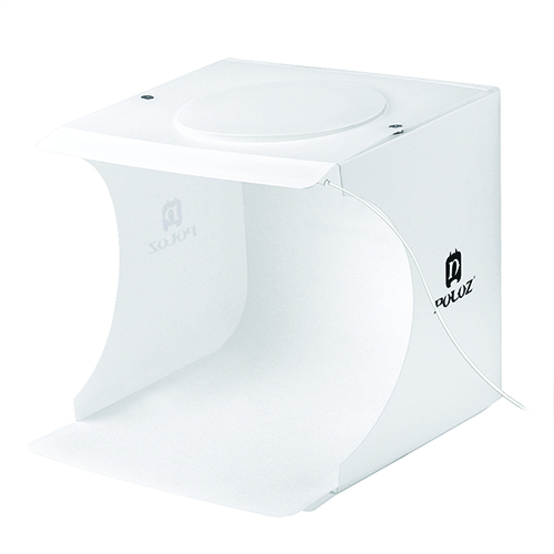 Photo box koos LED lightning, 24x23x22cm