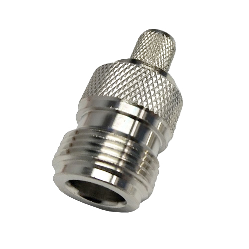 N-female Crimp Connector jaoks RG6 Kaabel