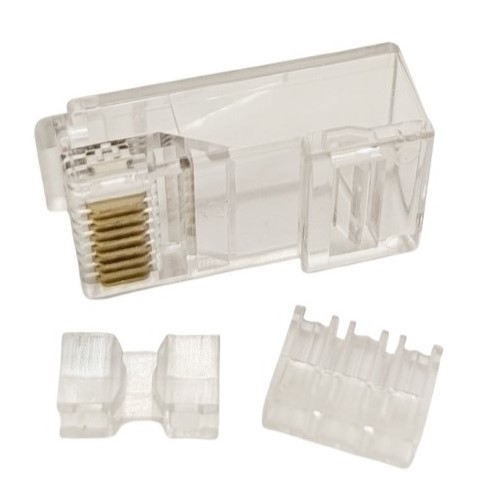 RJ45 Modular Plug jaoks UTP CAT6A, 100 pcs