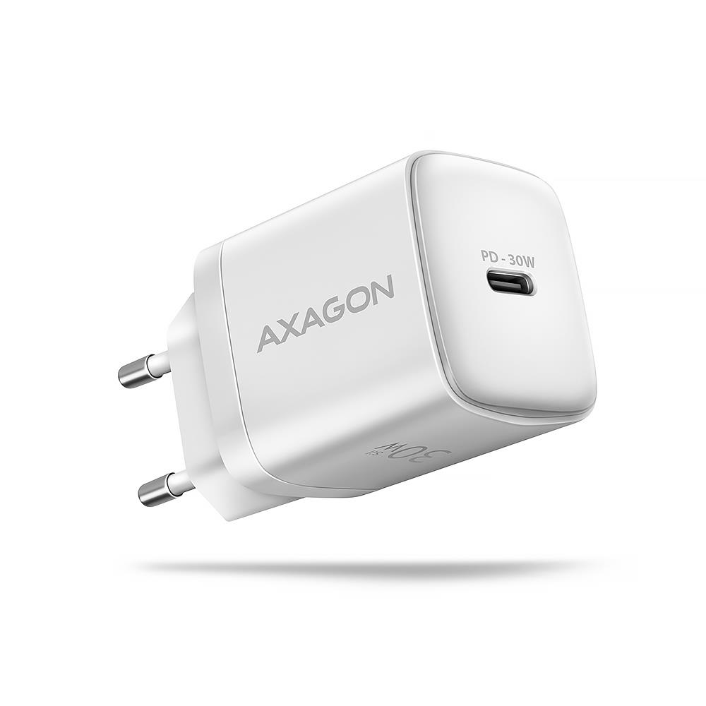 Axagon seina USB-C laadija 30W 1 port valge ACU-PD30W