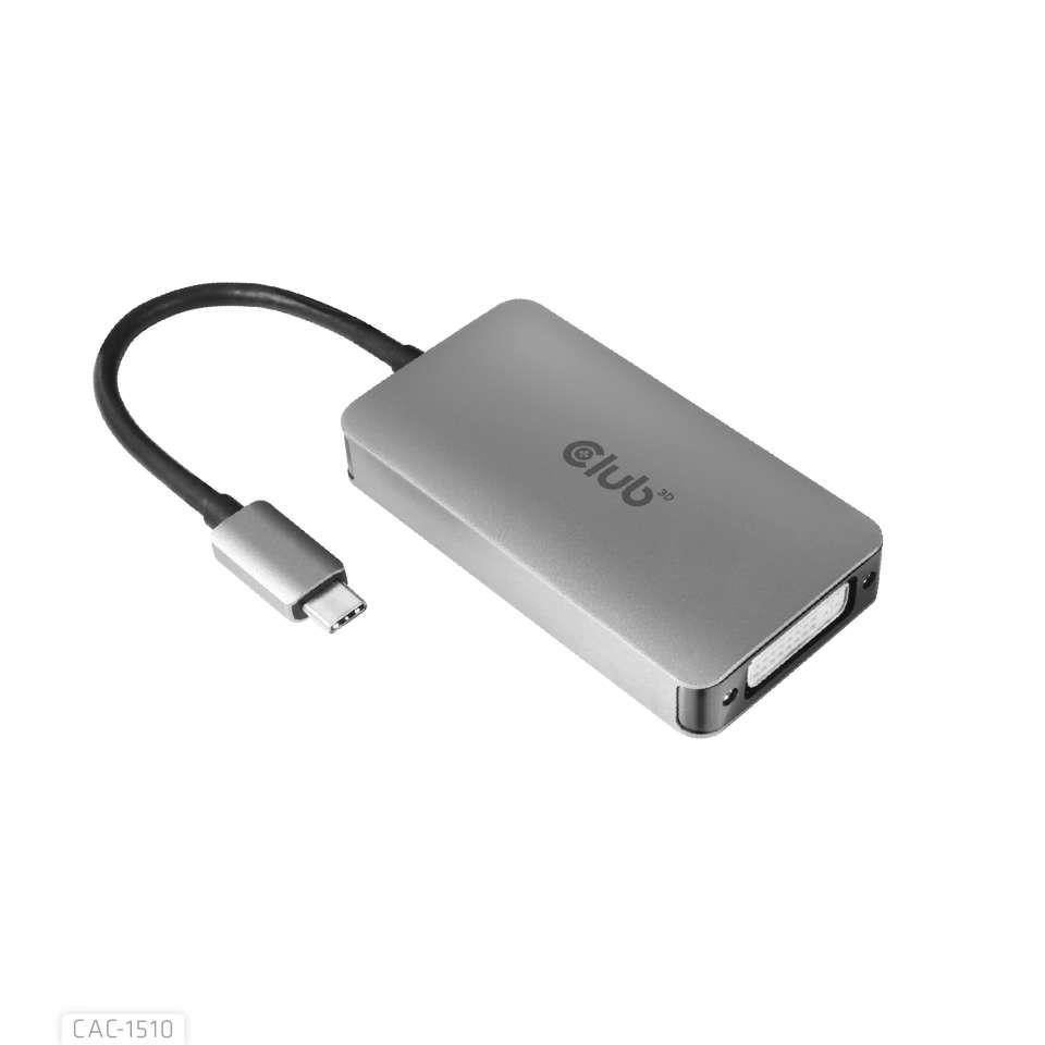 Adapter USB-C DVI-D-ks aktiivne CAC-1510 Club3D