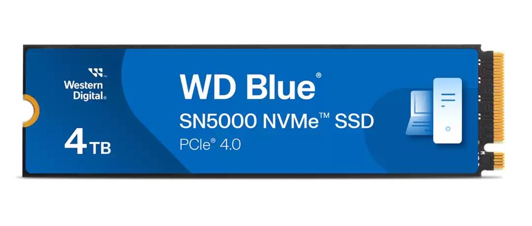 SanDisk Blue SN5000 SSD ketas 4TB M.2 NVMe 5500/5000 MB/s