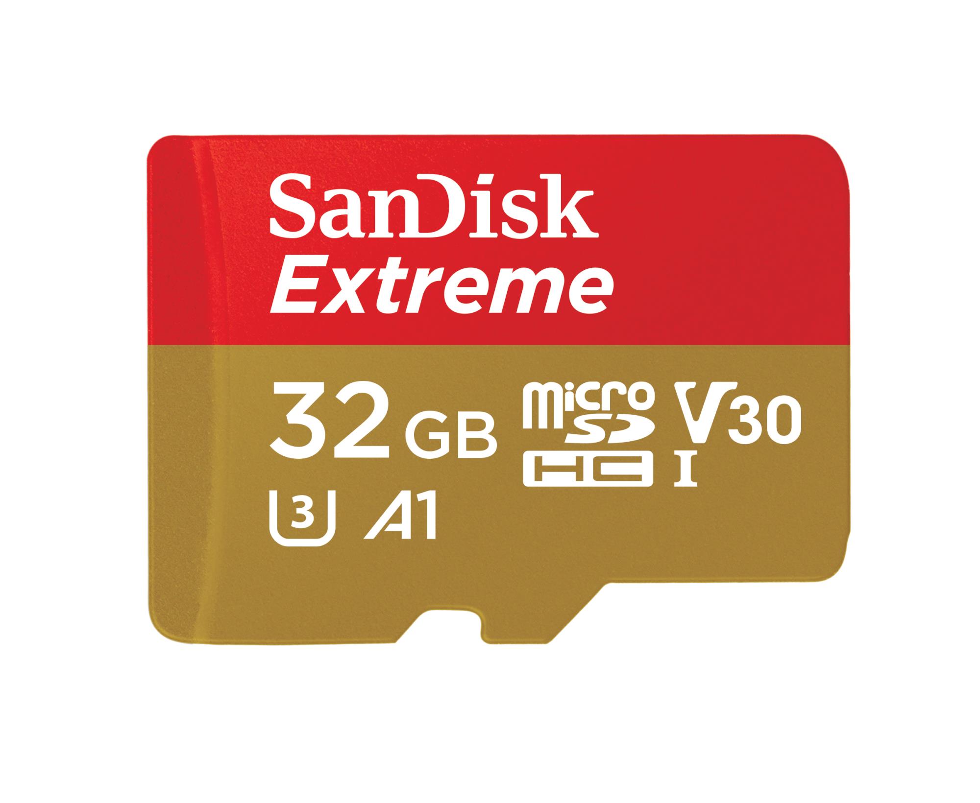 SanDisk Micro SDHC 32GB UHS-I mälukaart adapteriga