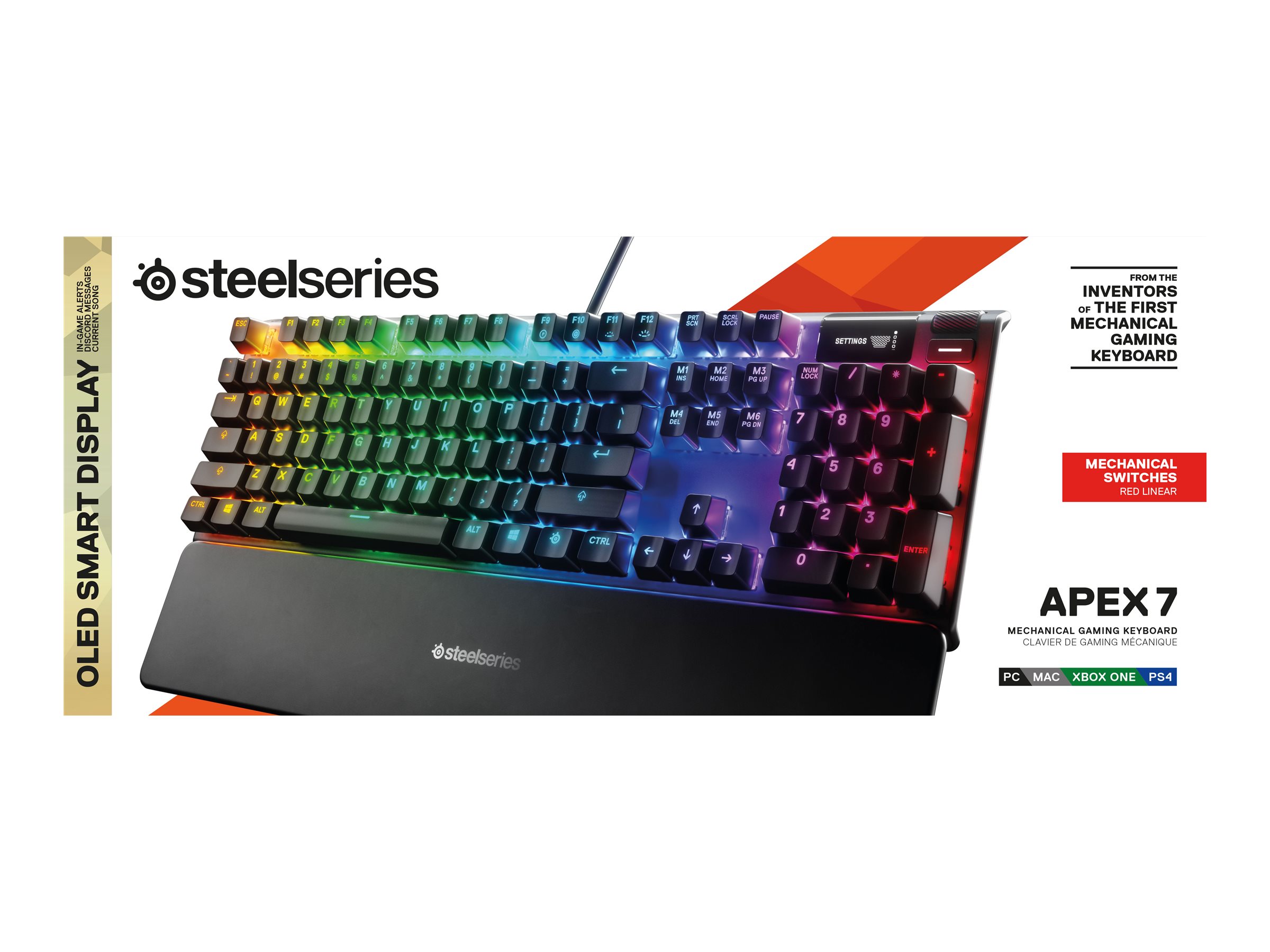 SteelSeries Apex 7 Red Switch klaviatuur US