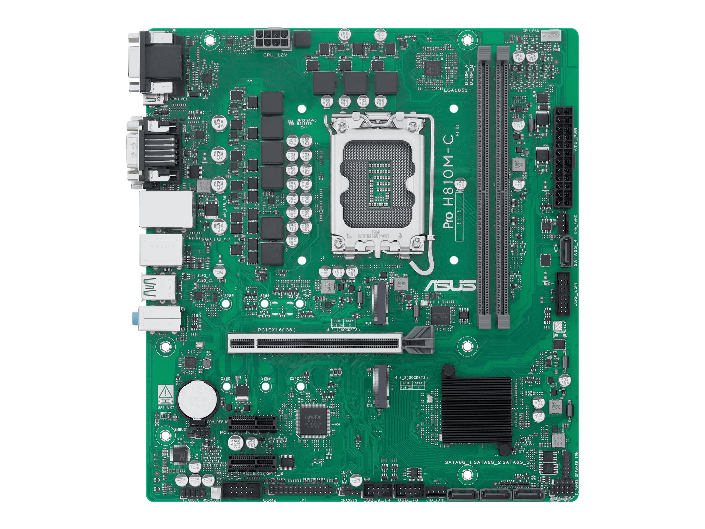 ASUS Pro H810M-C-CSM LGA1851 micro-ATX