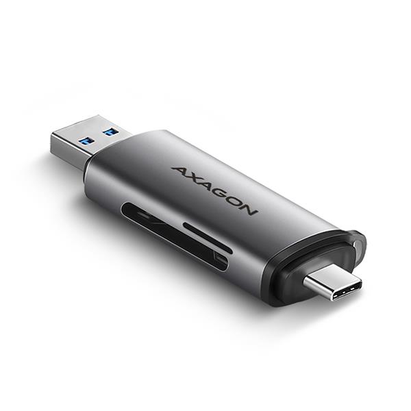 Axagon mälukaardilugeja USB-C+USB3.2 SD/MicroSD CRE-SAC