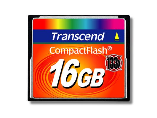 Transcend Compact Flash 16GB 133X mälukaart