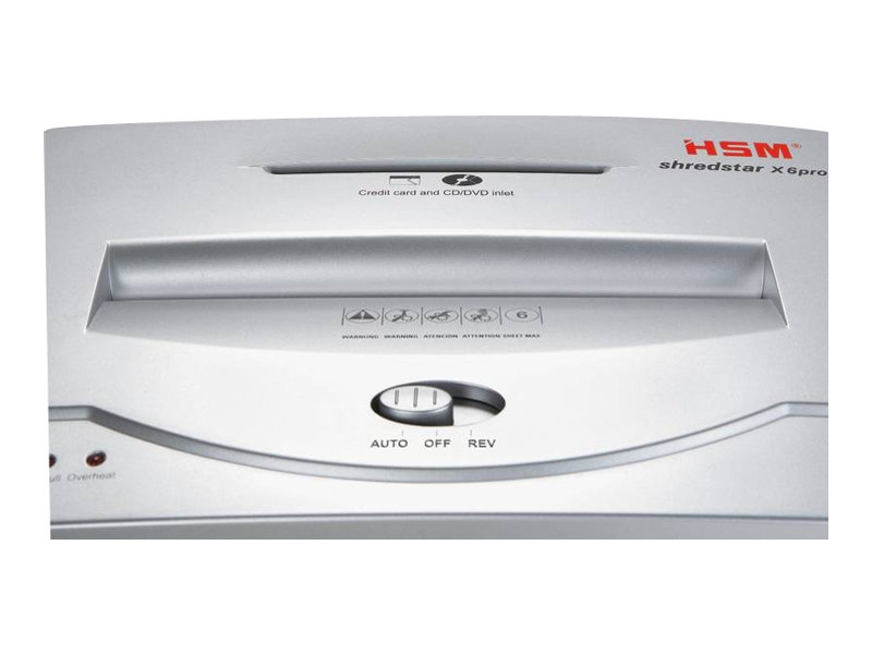 HSM 1046111 Shredstar X6 Pro paberipurustaja, ristlõikega
