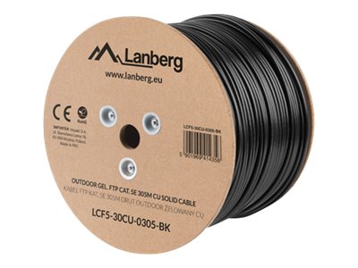 Lanberg FTP monoliitne kaabel cat.5e 305m must