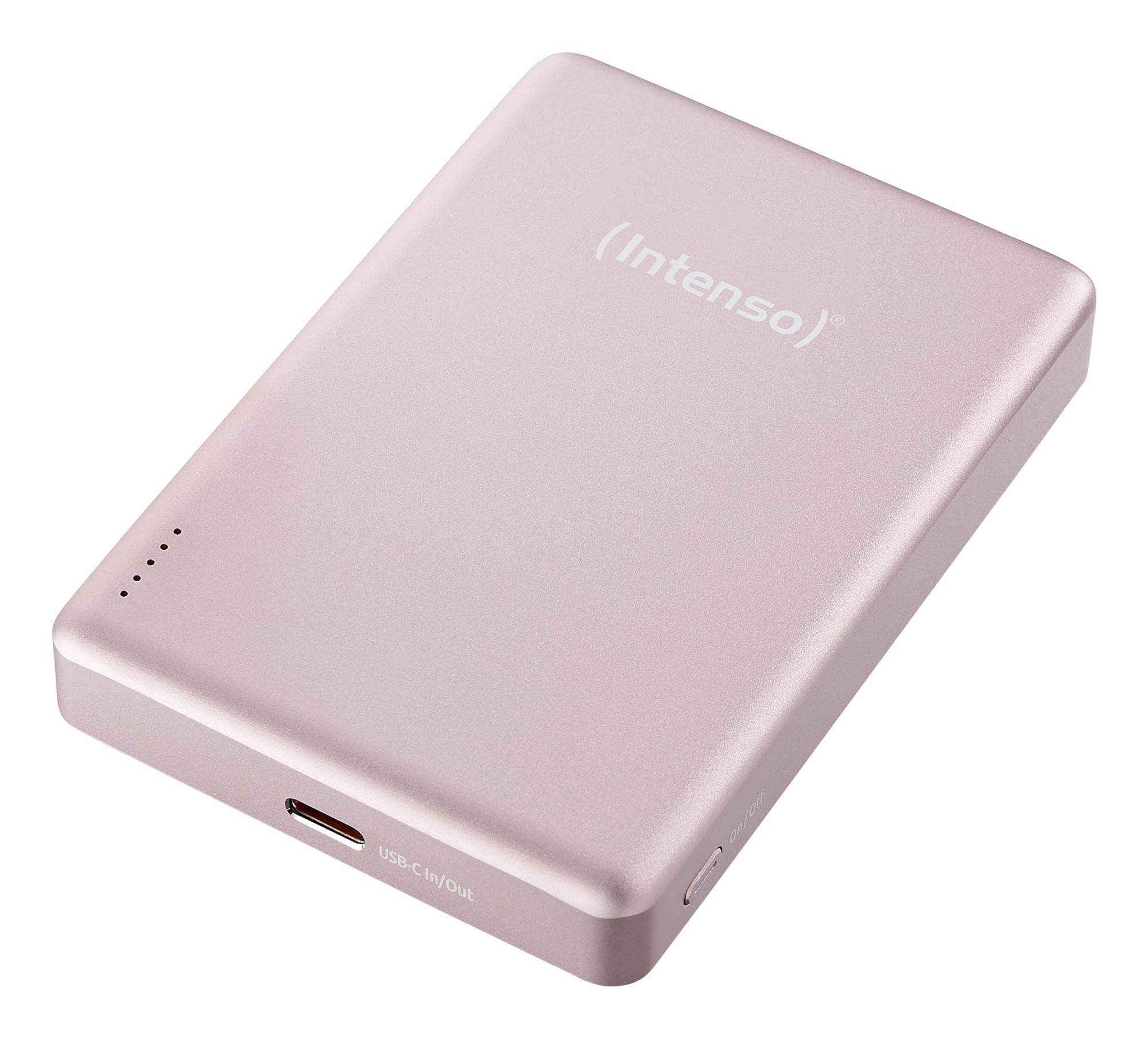 Intenso akupank 10000mAh, MagSafe, roosa