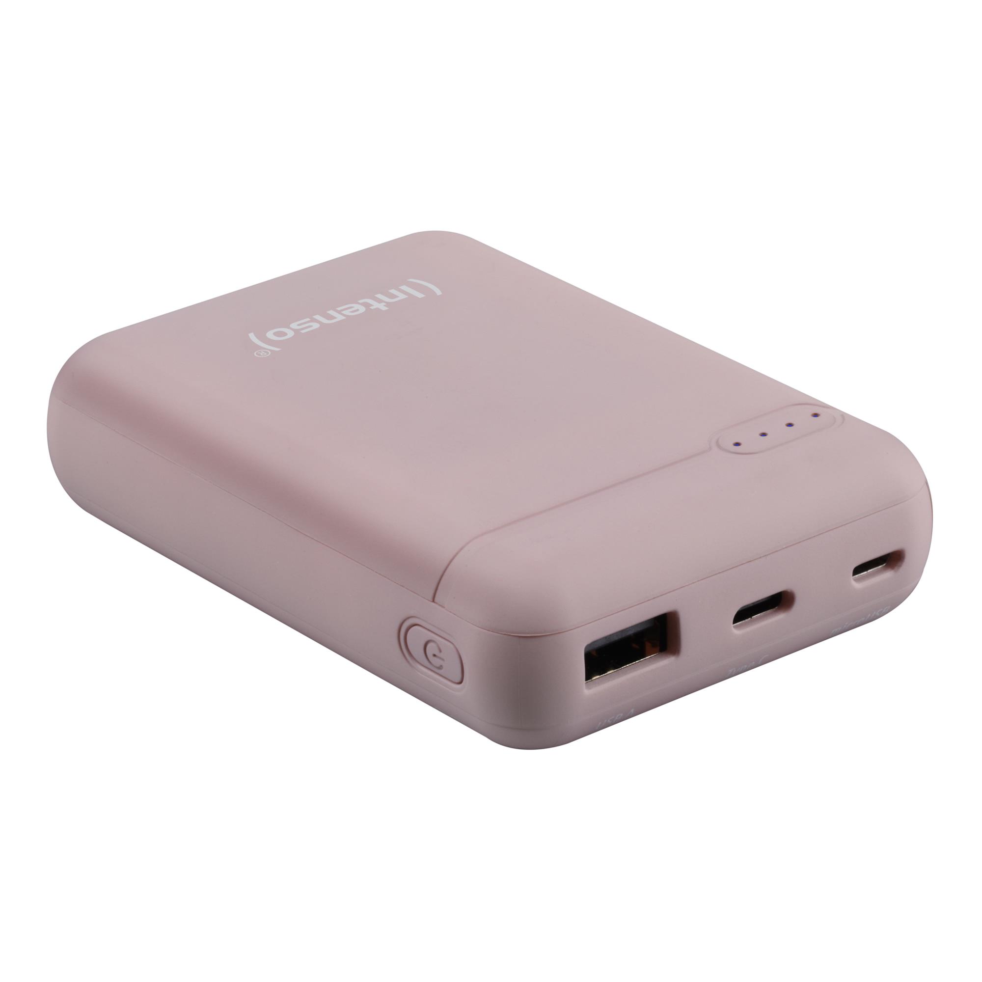 Akupank USB 10000mAh roosa Intenso