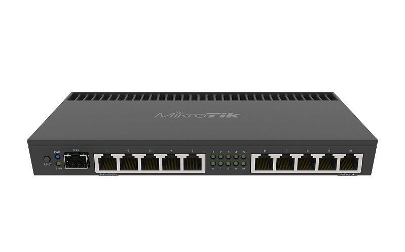 Võrguruuter MIKROTIK RB4011iGS+RM 10 porti 1000M 1xSFP+