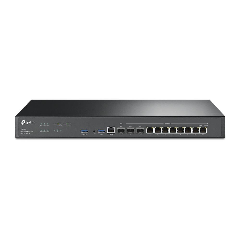 Võrguruuter TP-LINK Omada ER8411 1G 8 porti VPN